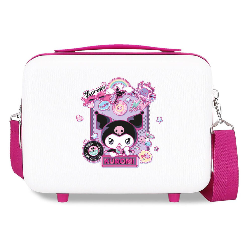 Wonder Kuromi Hello Kitty ABS Toiletry Bag, adaptable