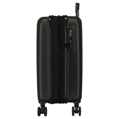 Valigia trolley nera Star Wars in ABS da 55 cm
