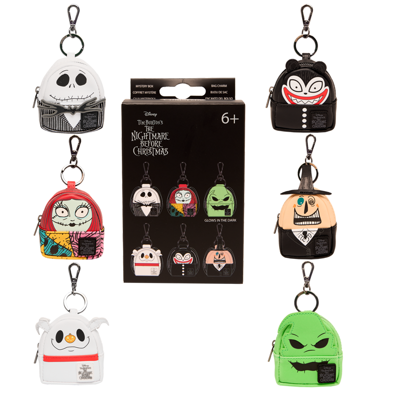 mystery nightmare before christmas disney loungefly assorted mini backpack keychain