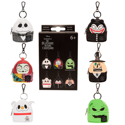 mystery nightmare before christmas disney loungefly assorted mini backpack keychain