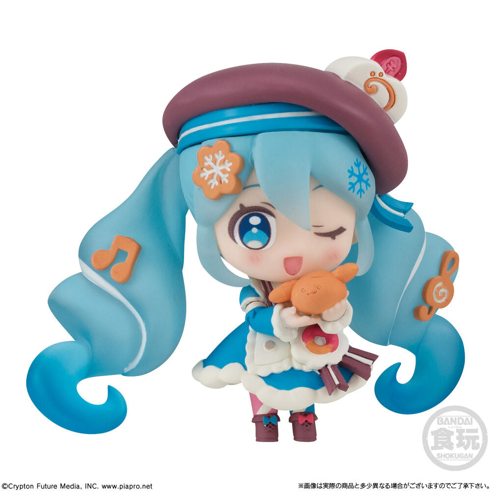 Figurine surprise Snow Miku Hatsune Miku 5cm assortie