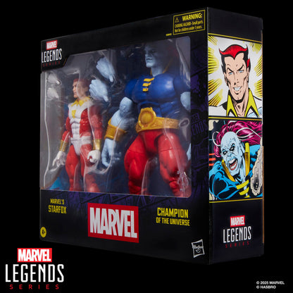 Blister 2 figures Starfox & Champion of the Universe Marvel Legends Series 15cm