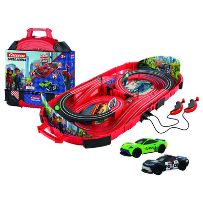 race circuit race in a case police chase