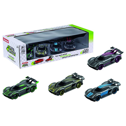 blister 4 hypercars pull back cars