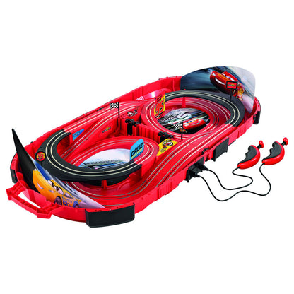 Race in a Case Cars Disney Pixar circuito di corse