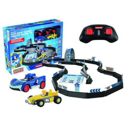 Mini set radiocomandato di Sonic e Tails + pista di Sonic the Hedgehog