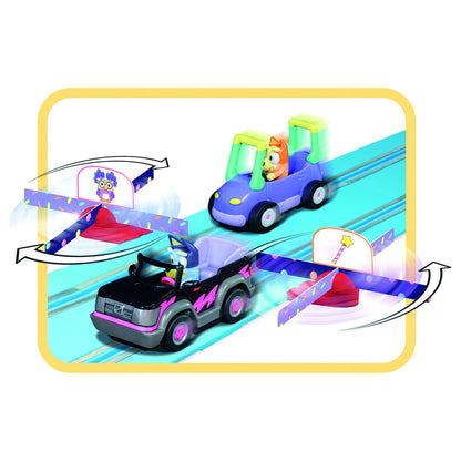 Circuit de course Bluey et course de bingo Bluey