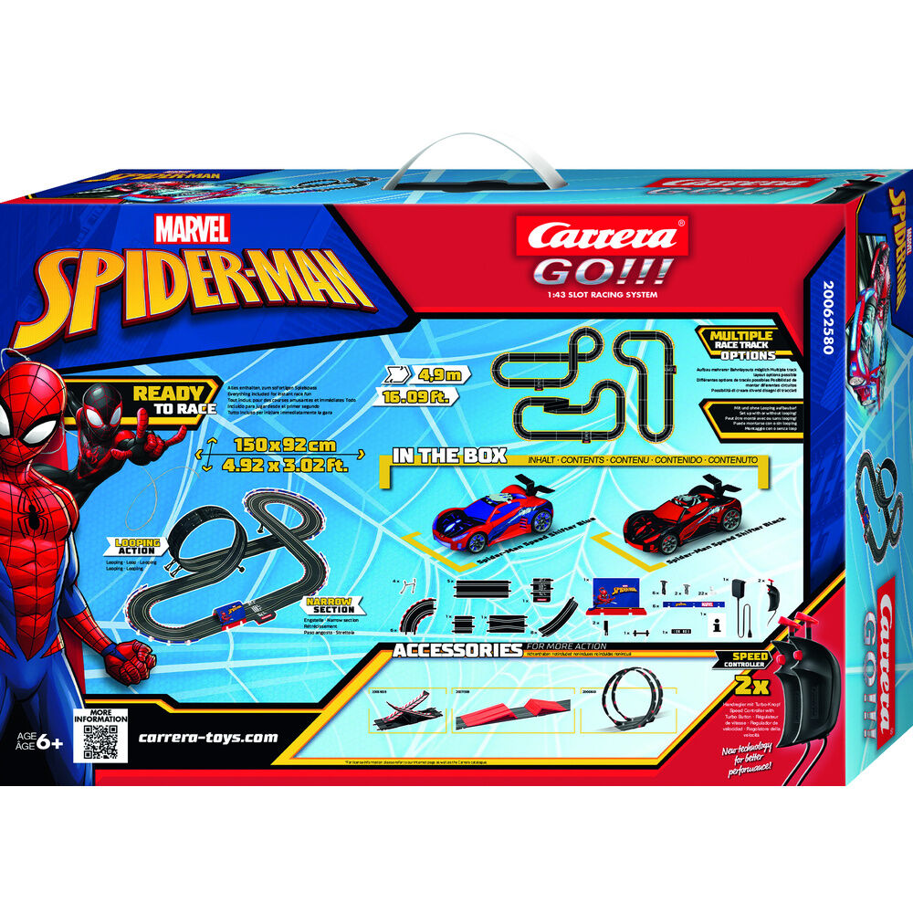 Spiderman racing circuit Marvel Carrera GO!!!