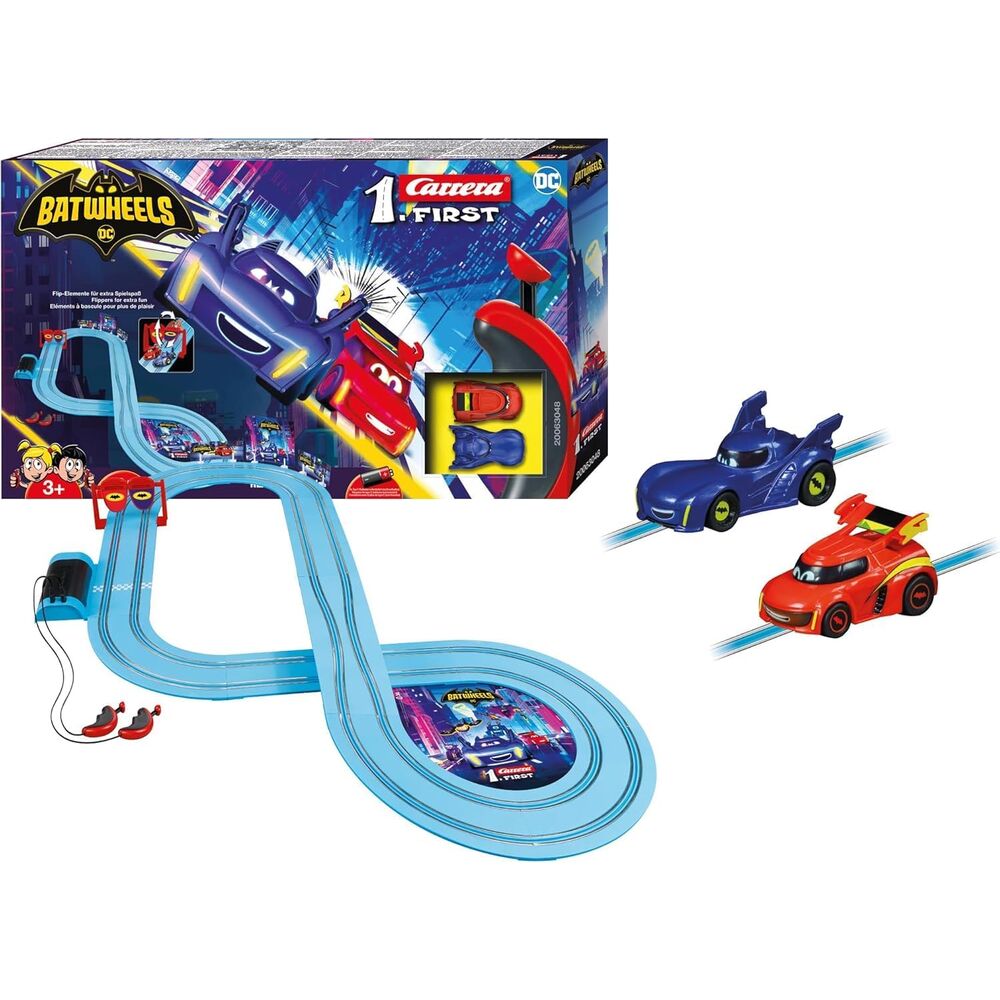 ready to roll batwheels dc comics racing circuit