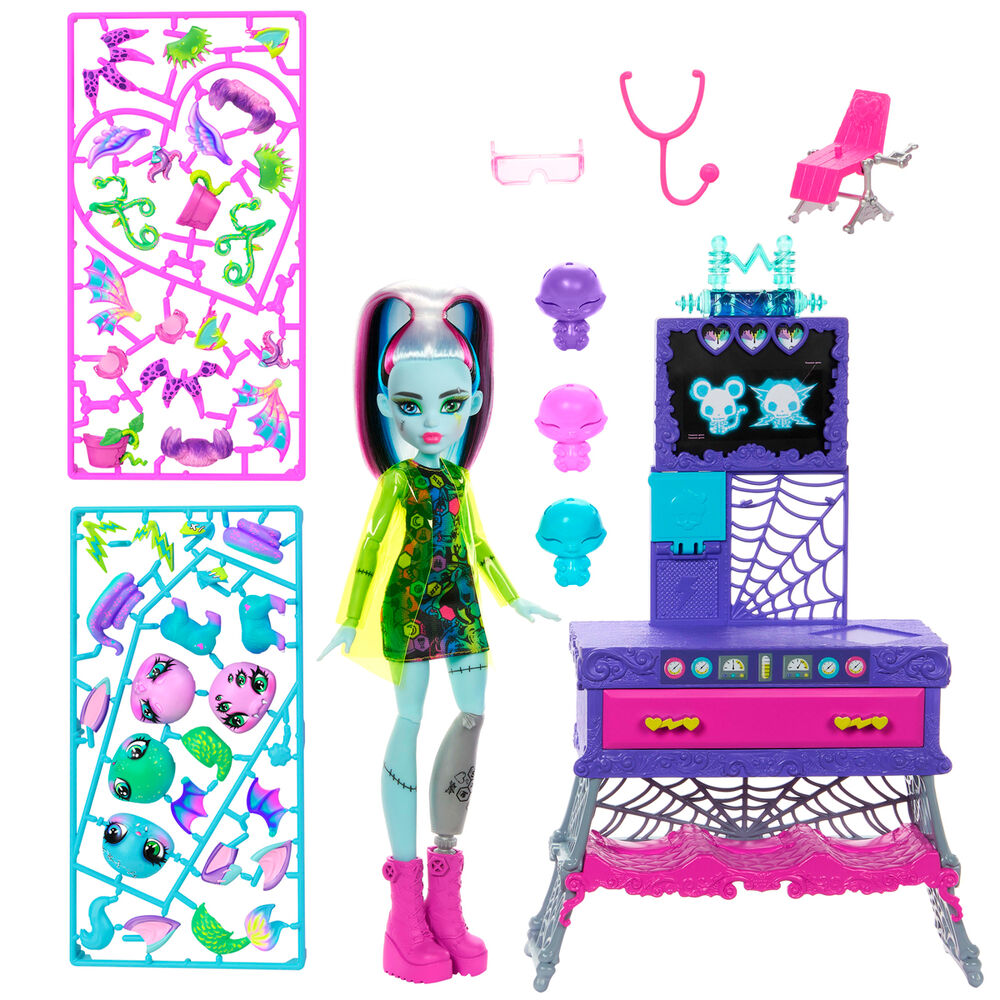Bambola Frankie Stein + Laboratorio Monster High