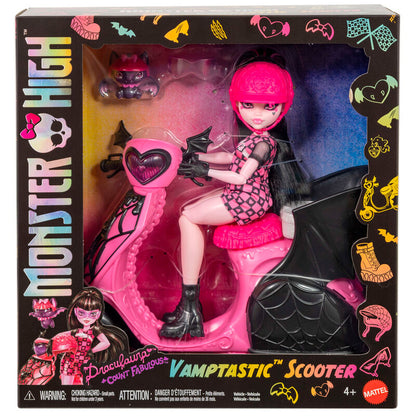 Draculaura Puppe + Monster High Scooter