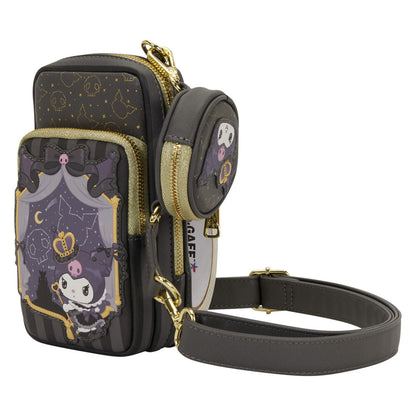 Kuromi Hello Kitty Loungefly 20th Anniversary Crossbody Bag + Coin Purse