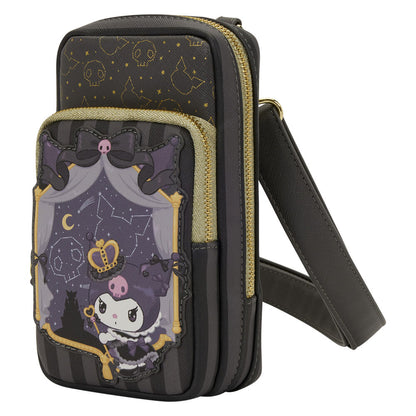 Kuromi Hello Kitty Loungefly 20th Anniversary Crossbody Bag + Coin Purse