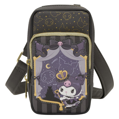 Kuromi Hello Kitty Loungefly 20th Anniversary Crossbody Bag + Coin Purse