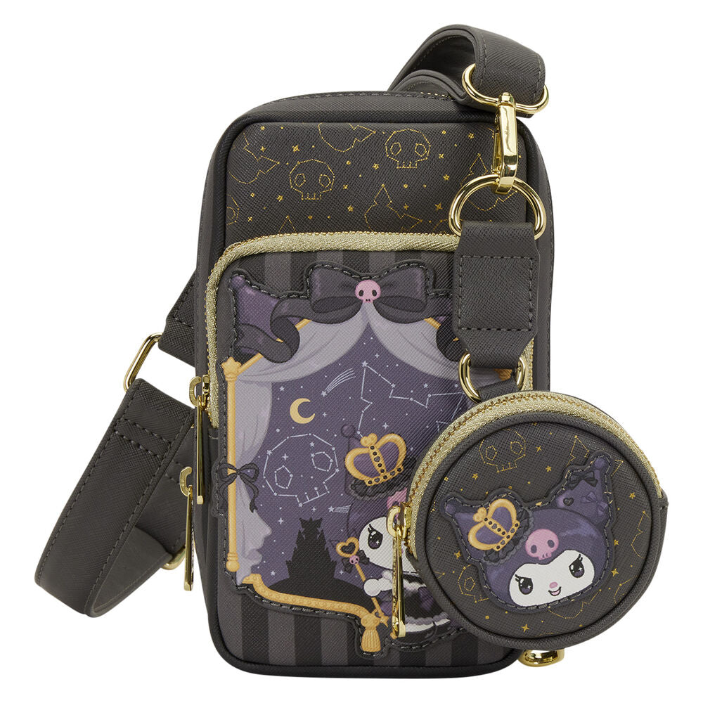 kuromi hello kitty loungefly 20th anniversary crossbody bag  coin purse