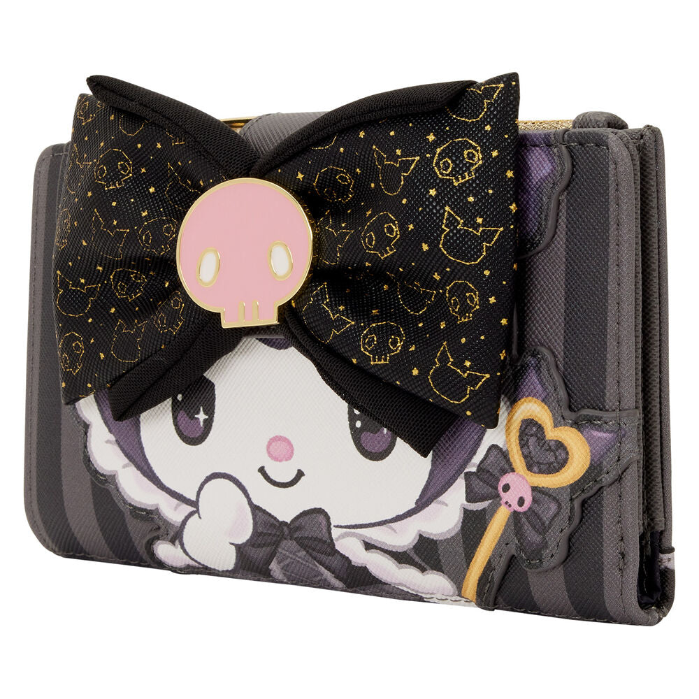 Portafoglio Loungefly di Kuromi Hello Kitty per il 20° anniversario