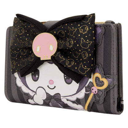 Portafoglio Loungefly di Kuromi Hello Kitty per il 20° anniversario