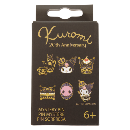 Pin esmaltado sorpresa en caja sorpresa del 20 º aniversario de Kuromi Hello Kitty Loungefly (surtido)