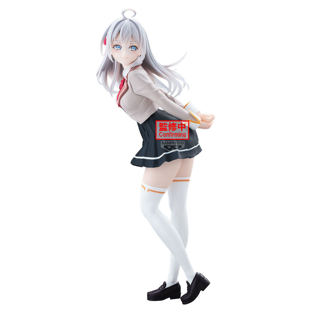 figure alya school uniform glitter & glamorous alya something hides her feelings in russian 23cm