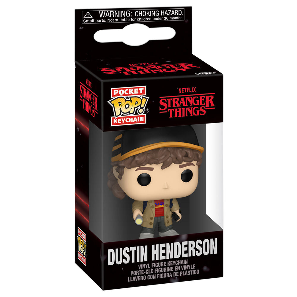 Llavero Pocket POP de Stranger Things 5 Dustin Henderson