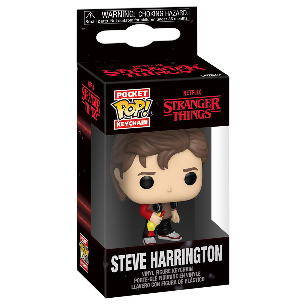 Chaveiro Pocket POP Stranger Things 5 ​​Steve Harrington