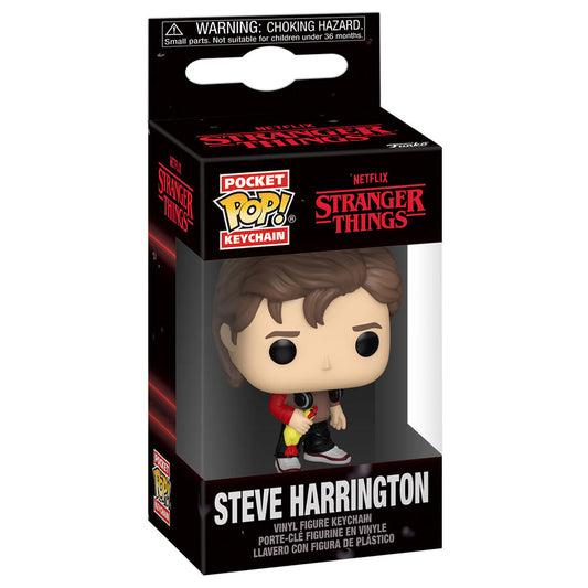 Chaveiro Pocket POP Stranger Things 5 ​​Steve Harrington