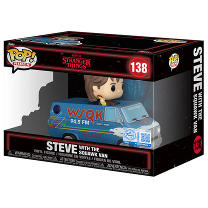 Figure POP Rides Deluxe Stranger Things 5 Steve with the Squawk Van