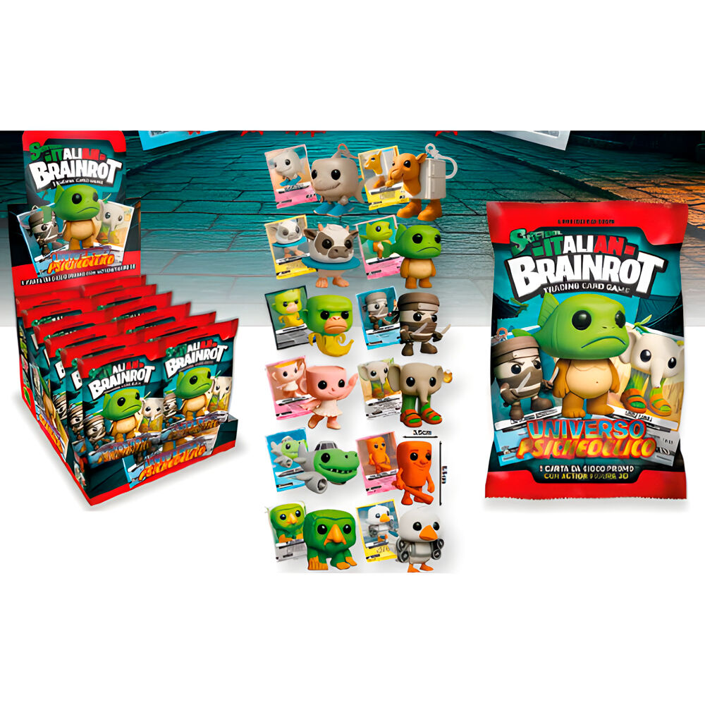 surprise envelope  3d figure keychain  italian brainrot assorted