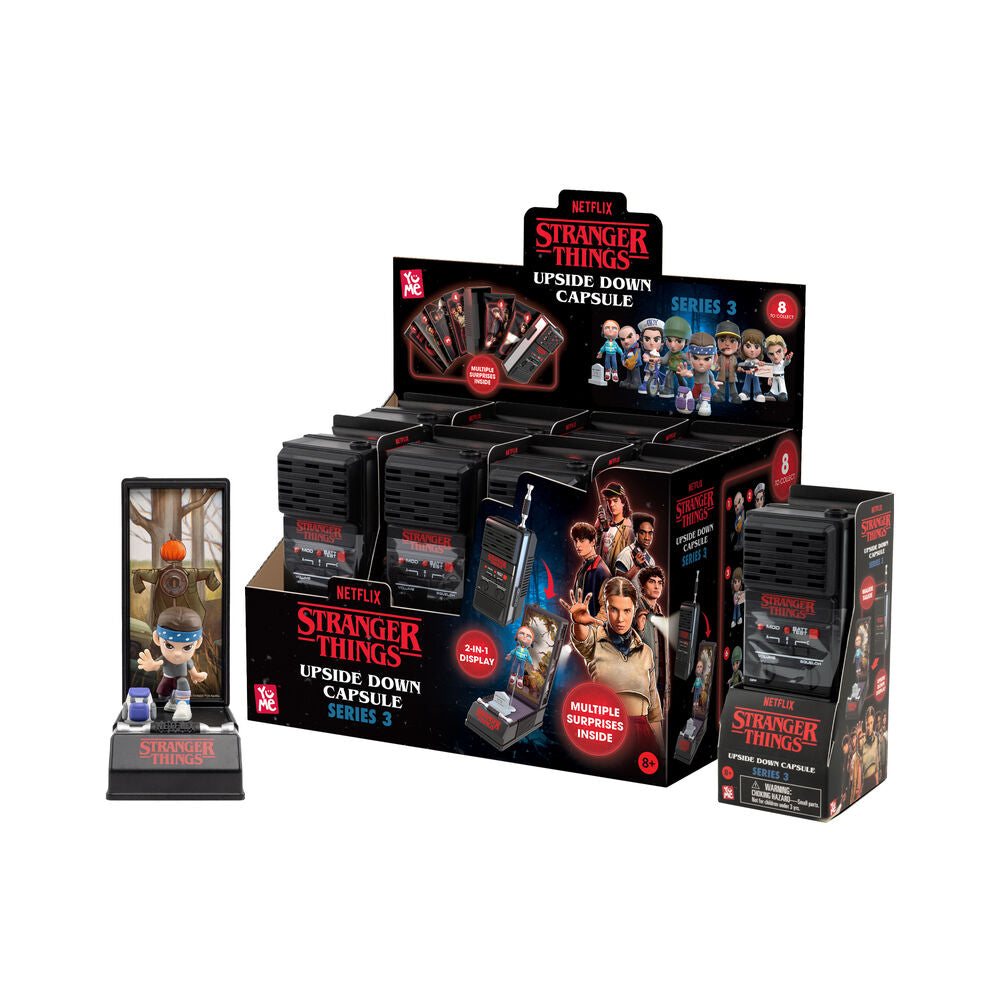stranger things surprise figure walkie talkie capsule assortment