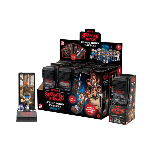 stranger things surprise figure walkie talkie capsule assortment