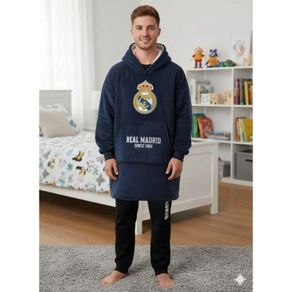 Moletom/roupão tamanho adulto do Real Madrid