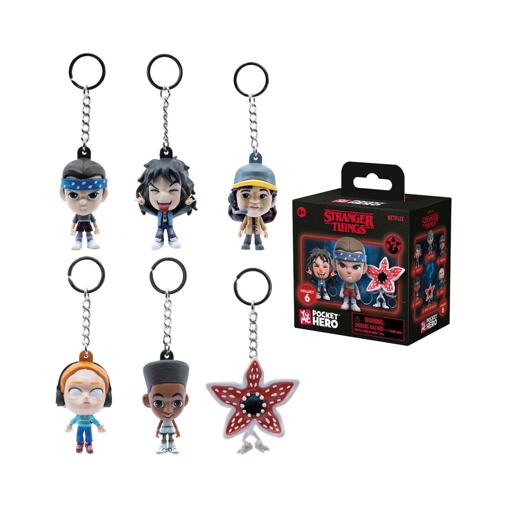 stranger things surprise figure keychain assortment