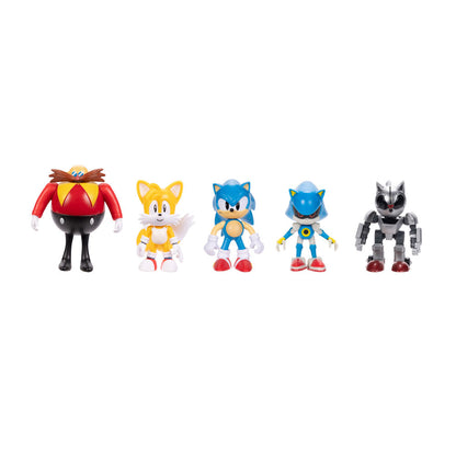 Blister of 5 Sonic The Hedgehog figures 6cm