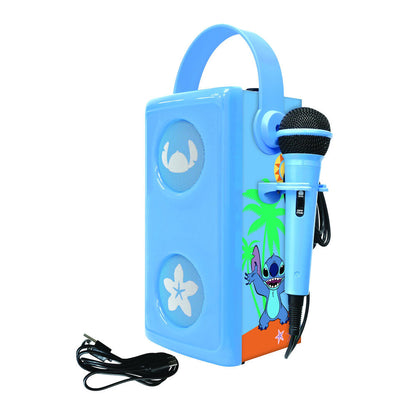 disney stitch luminous bluetooth speaker  microphone