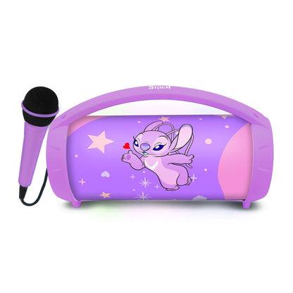 luminous bluetooth speaker  microphone angel stitch disney