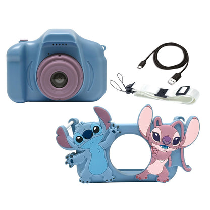 stitch & angel disney digital camera with protective cover