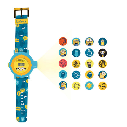 minions projection digital clock