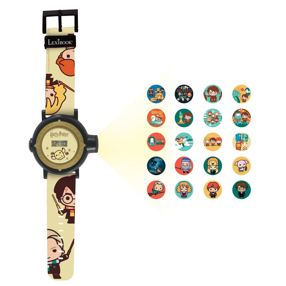 digital clock projections harry potter