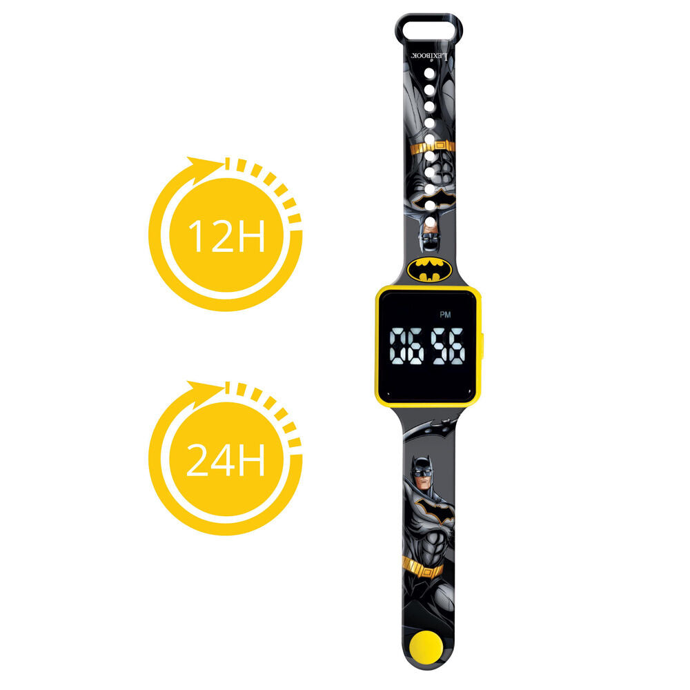 batman dc comics led digital watch