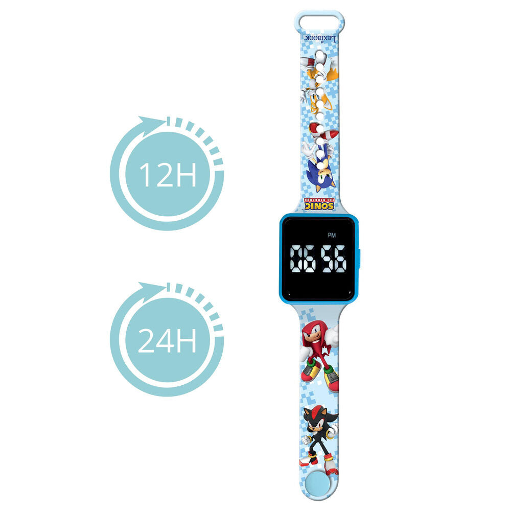 sonic the hedgehog led digital watch
