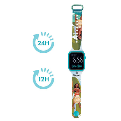 disney moana vaiana led digital watch