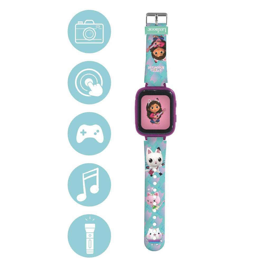 gabby's dollhouse digital clock with camera