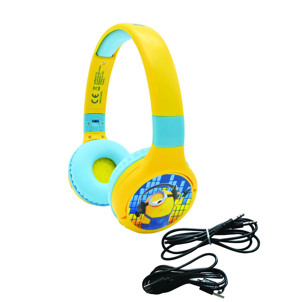 minions foldable headphones