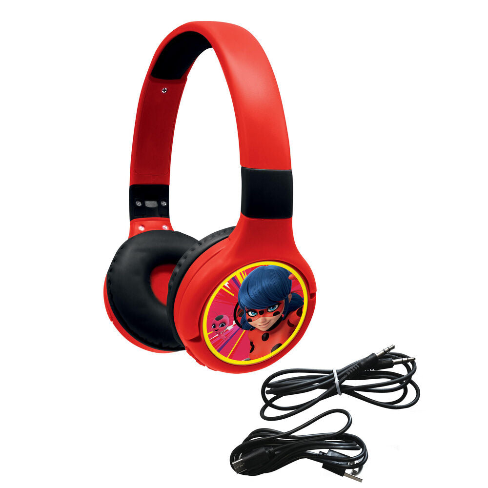 miraculous ladybug foldable headphones