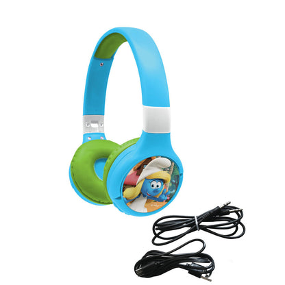 smurfs foldable headphones