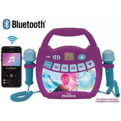 frozen disney bluetooth karaoke speaker
