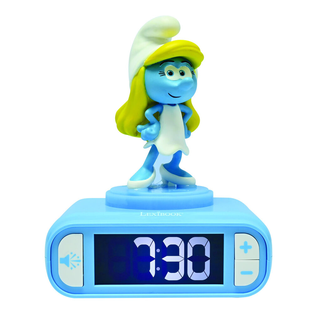 smurfette 3d night light alarm clock the smurfs