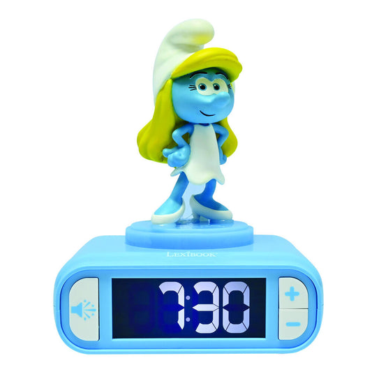 smurfette 3d night light alarm clock the smurfs