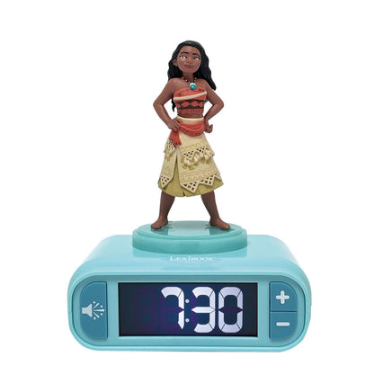 disney moana 3d night light alarm clock