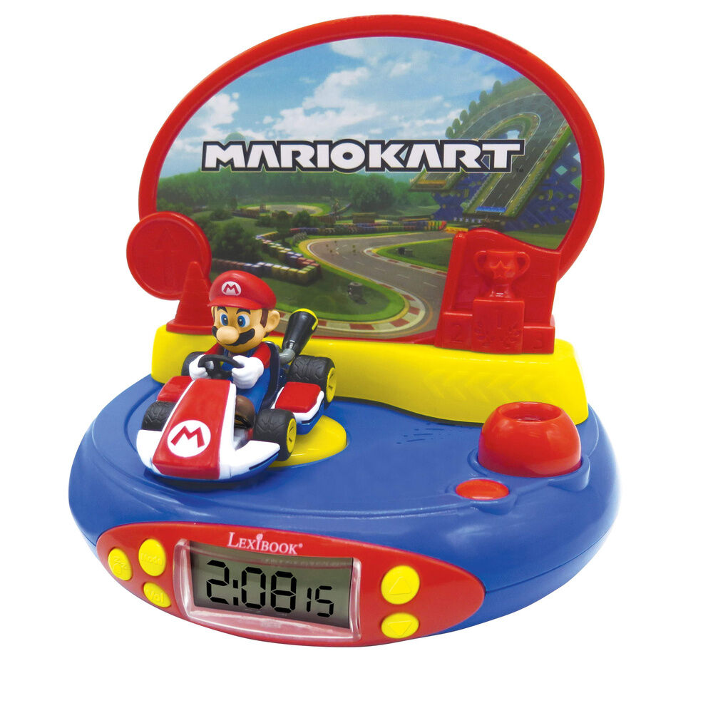 mario kart nintendo 3d projector alarm clock